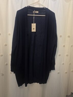 Grace Karin Open-Front Navy Women’s Cardigan Sweater Size Xl NWT!